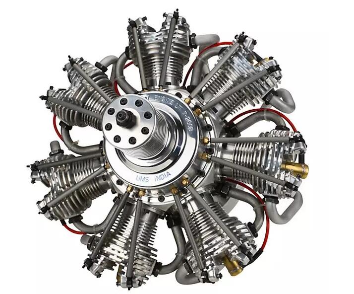 氣缸成星形排列 氣缸成星形排列